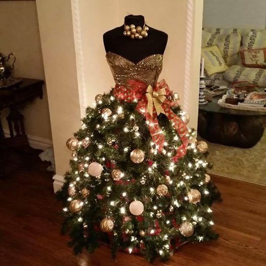 Christmas tree mannequin