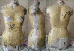 Papier mâché - mannequin