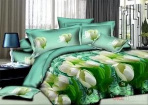 Polysatin bed linen