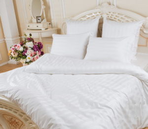 Satin bed linen