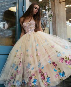 Jupe longue en tulle