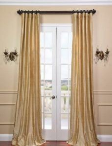 Curtains in the hall