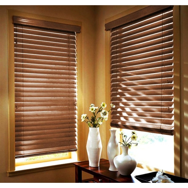 wooden blinds