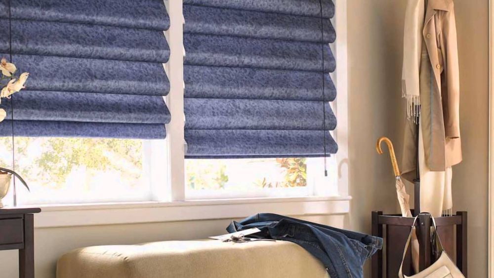 dark fabric blinds