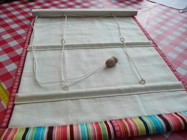 We sew Roman blinds