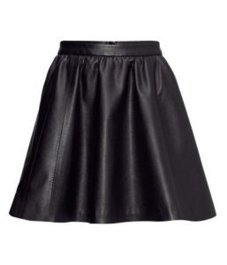 Leatherette skirt