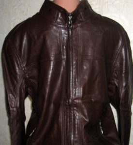 Jaket kulit eko