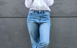 Boyfriend jeans topp