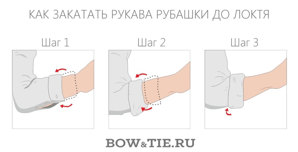 Cách xắn tay áo lên khuỷu tay