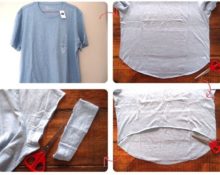 How to make a top from a T-shirt