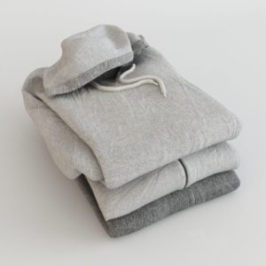 Folded sweatshirt