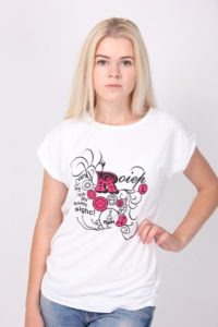 Wit T-shirt met graphic