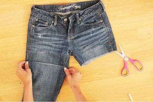 Comment bien couper un pantalon pour le transformer en short