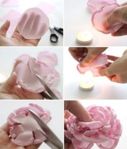 The process of creating a flower