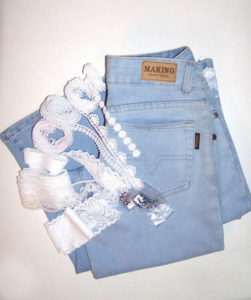 Renda dan seluar jeans