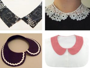 Openwork collar