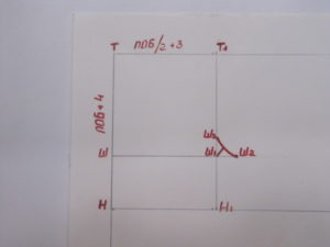 Connect Ш3 and Ш4 with a concave line