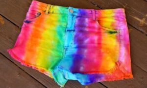 Dyed shorts