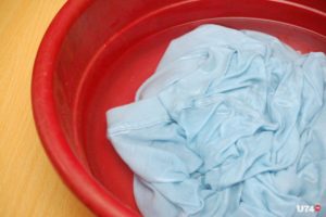 T-shirt bleaching