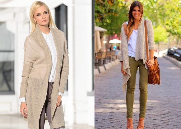 Beige cardigan