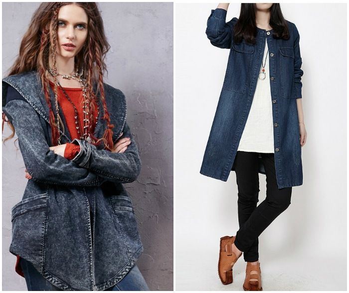 Cardigans en jean