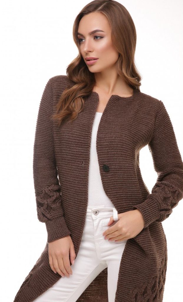 Gilet marron