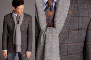 Veste et chemise en tweed pour hommes