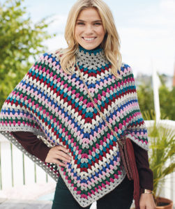 Hæklet poncho