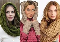 Scarf that goes over the head