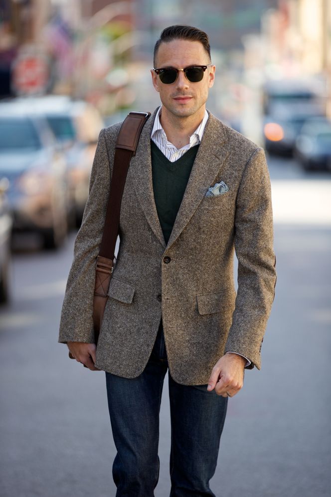 veste de tweed