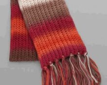 how to make fringe on a scarf