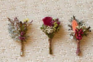 Wildflower boutonnieres