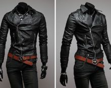 kung ano ang isusuot sa isang itim na leather jacket