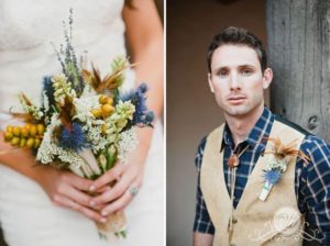 Boutonnière sur un gilet