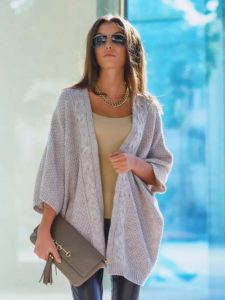 Løs cardigan