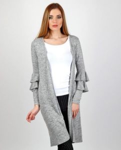 Cardigan cinza