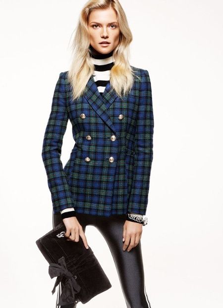 Checked jacket