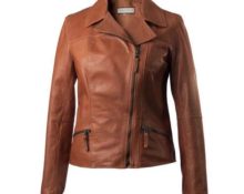 what to wear with a brown leather jacket