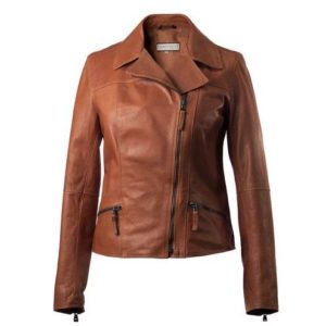 what to wear with a brown leather jacket