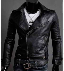 Herren-Bikerjacke