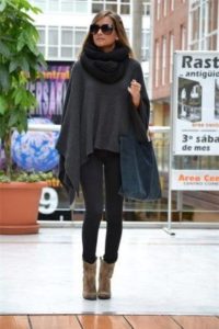 poncho alla moda