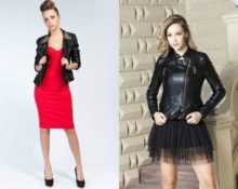 looks elegantes con una chaqueta de cuero