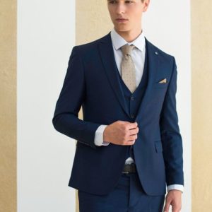 Three-piece suit for university