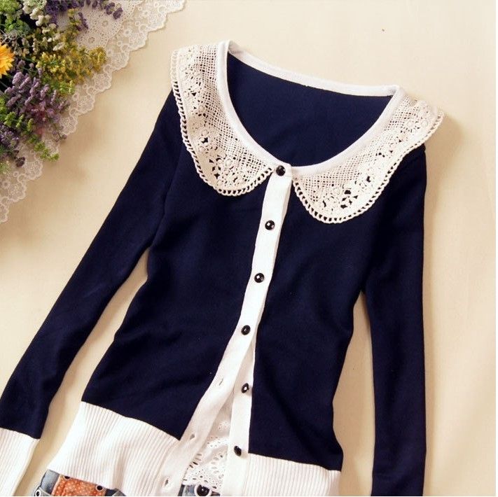 Jacket with lace