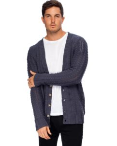 Photo of a men's cardigan