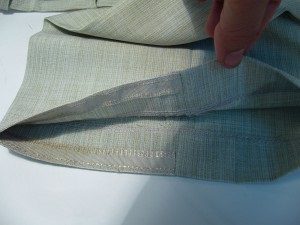 Pantalon d'écolier à ourlet