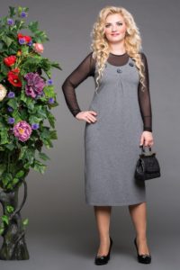 Winter sundress para sa plus size