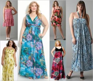 Summer sundresses para sa mga taong sobra sa timbang