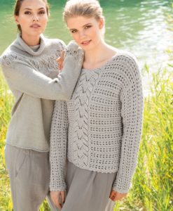 Various models of openwork jumpers