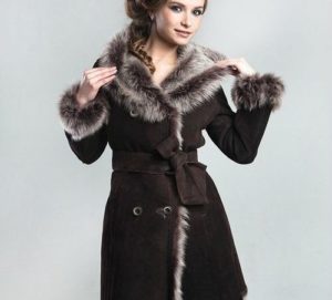 medium length sheepskin coat